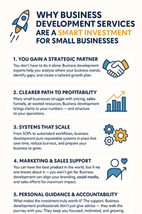 🚀 Why Business Development Services Are a Smart Investment for Small Businesses